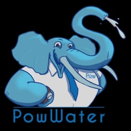 PowWater logo
