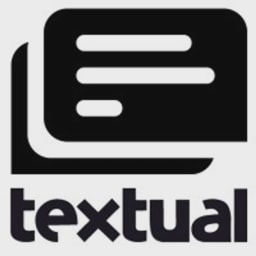 Textual logo